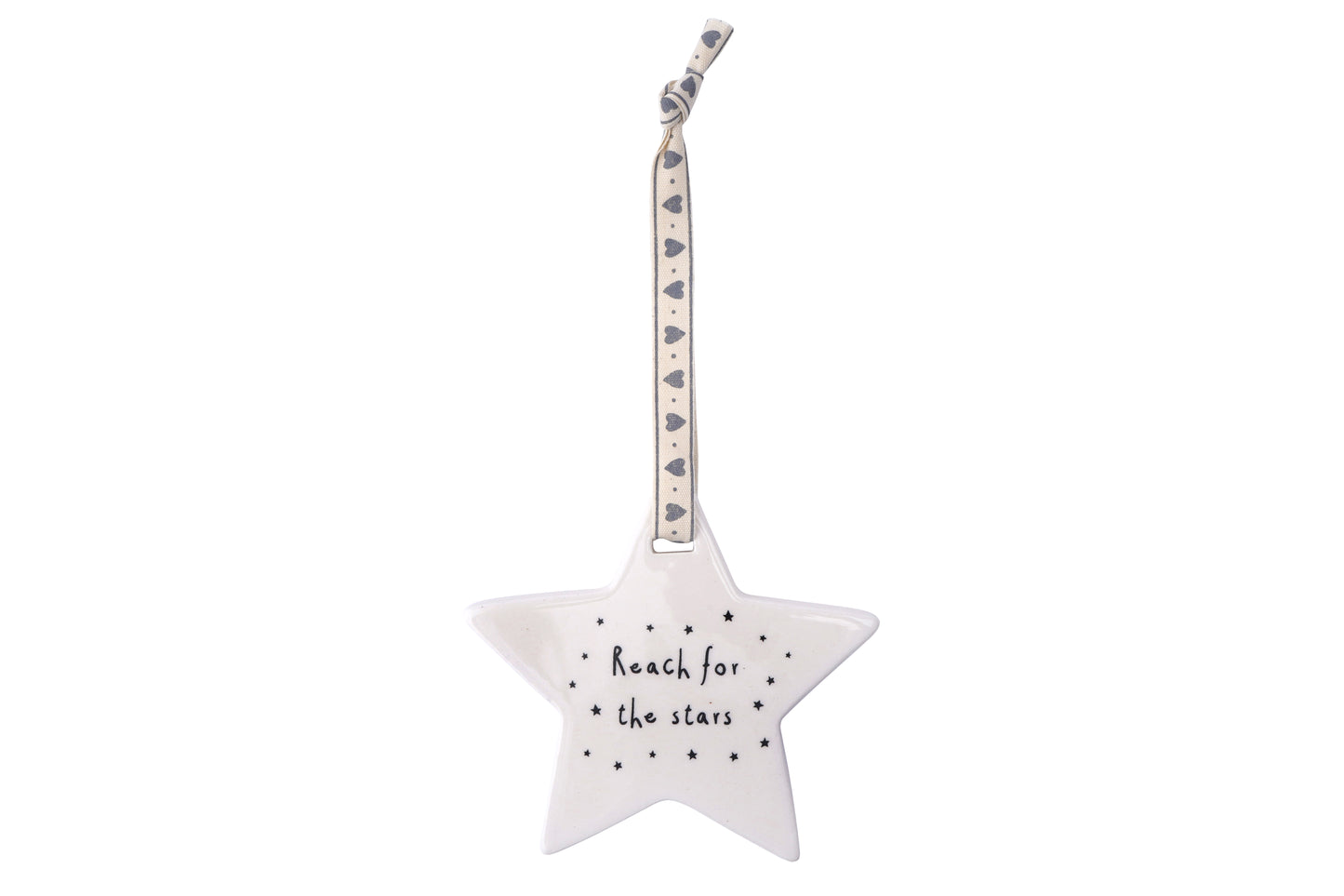 Reach For The Stars Hanging Star • Ceramic • Keepsake Gift • Ornament • Gift For All