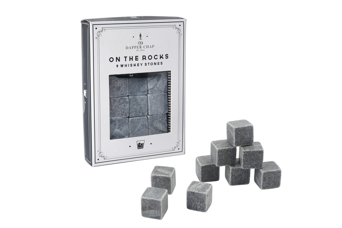 Dapper Chap 'On The Rocks' 9 Whiskey Stones