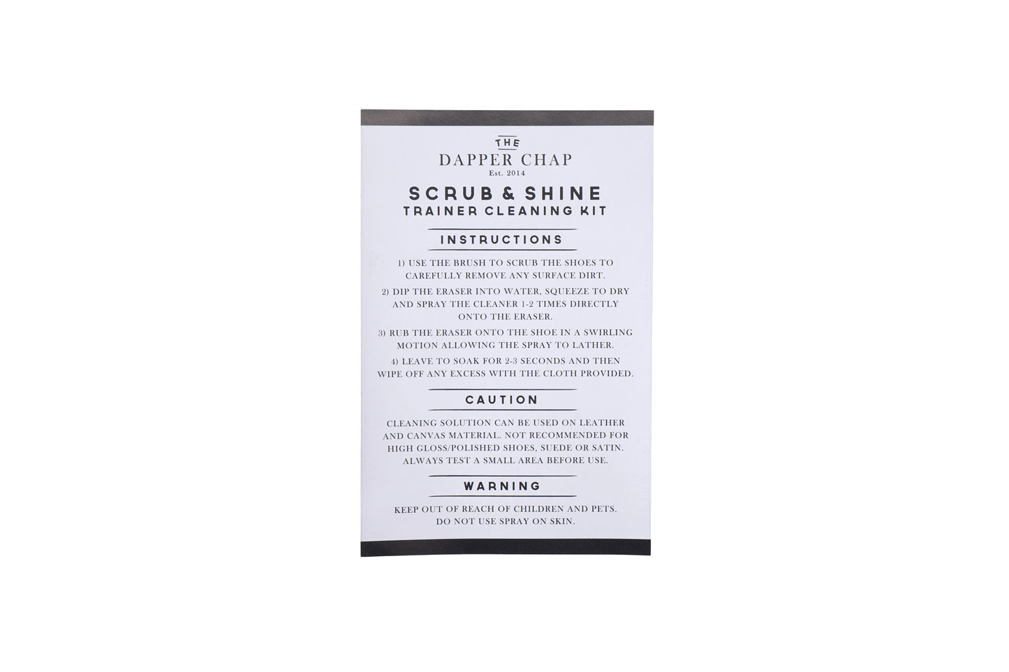 Dapper Chap Scrub & Shine Trainer Cleaning Kit