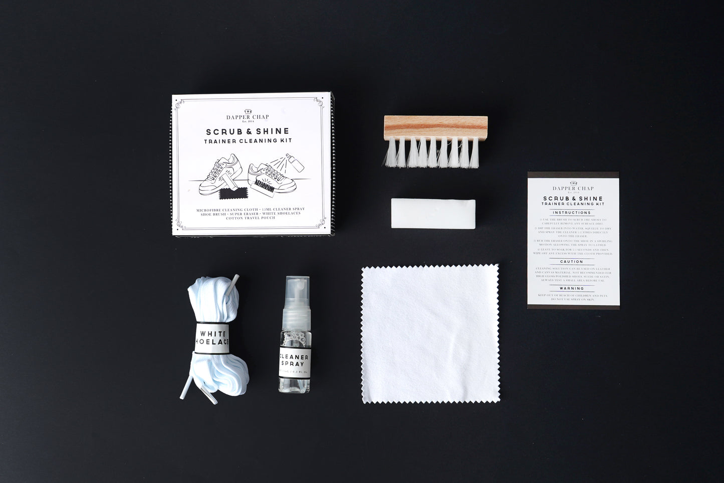 Dapper Chap Scrub & Shine Trainer Cleaning Kit