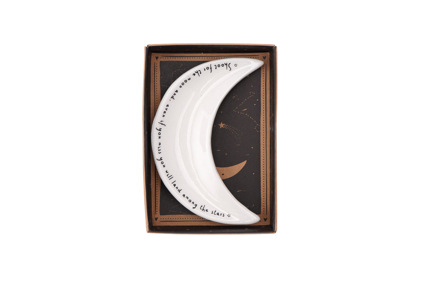 Send With Love Moon Ring Dish