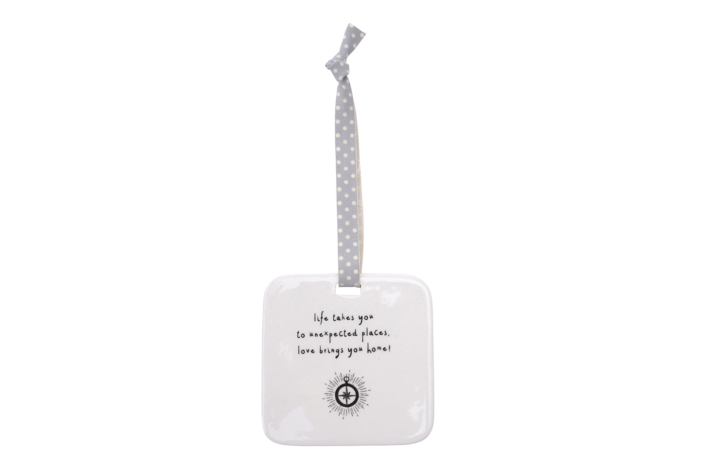 Send With Love 'Life Takes You' Ceramic Hanger