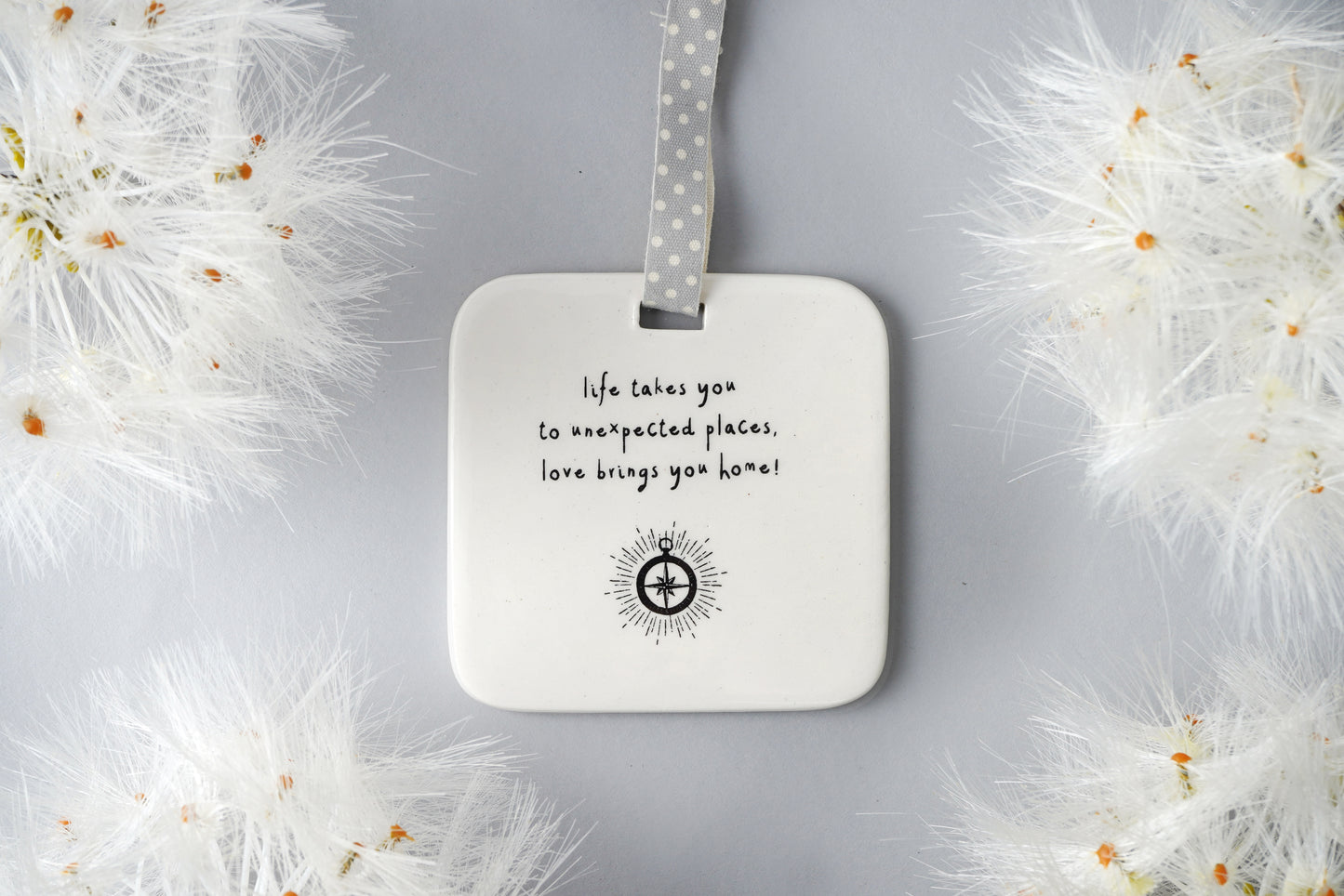 Send With Love 'Life Takes You' Ceramic Hanger