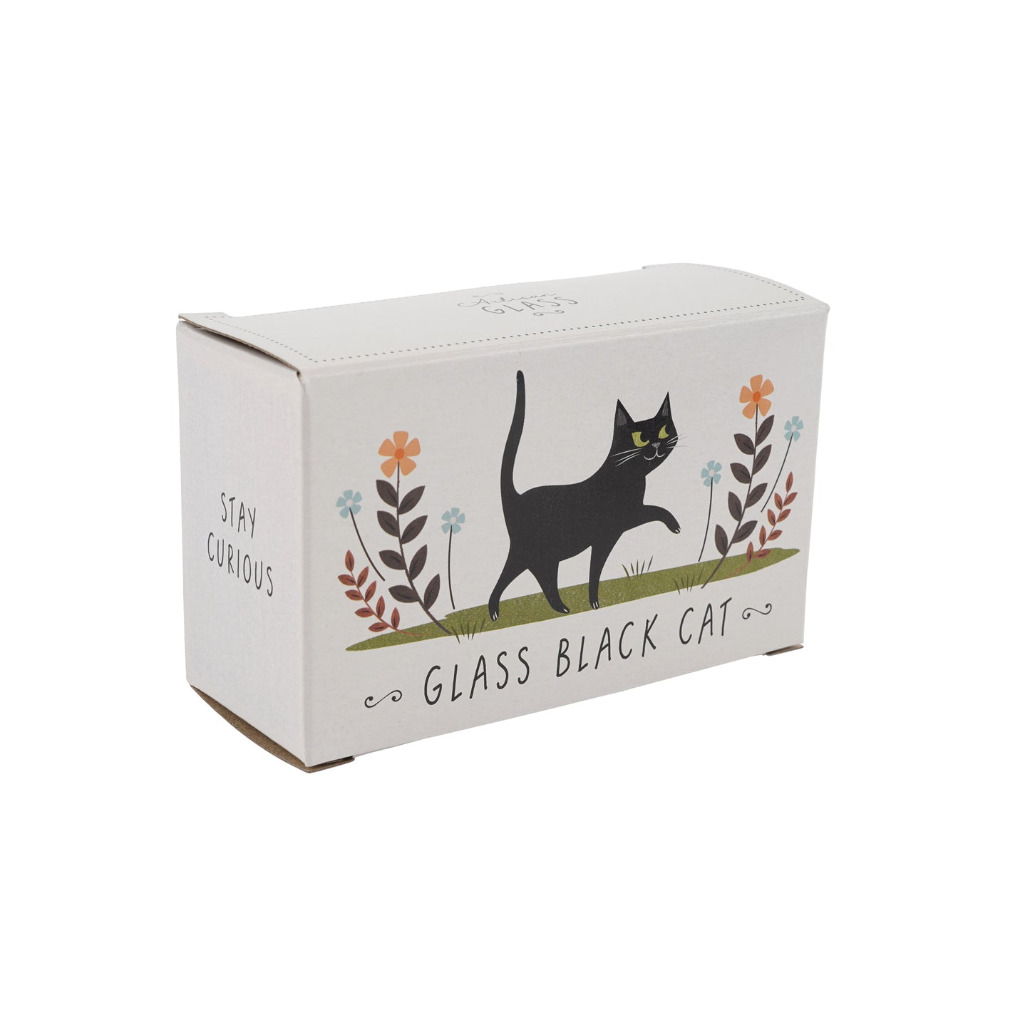 Glass Black Cat