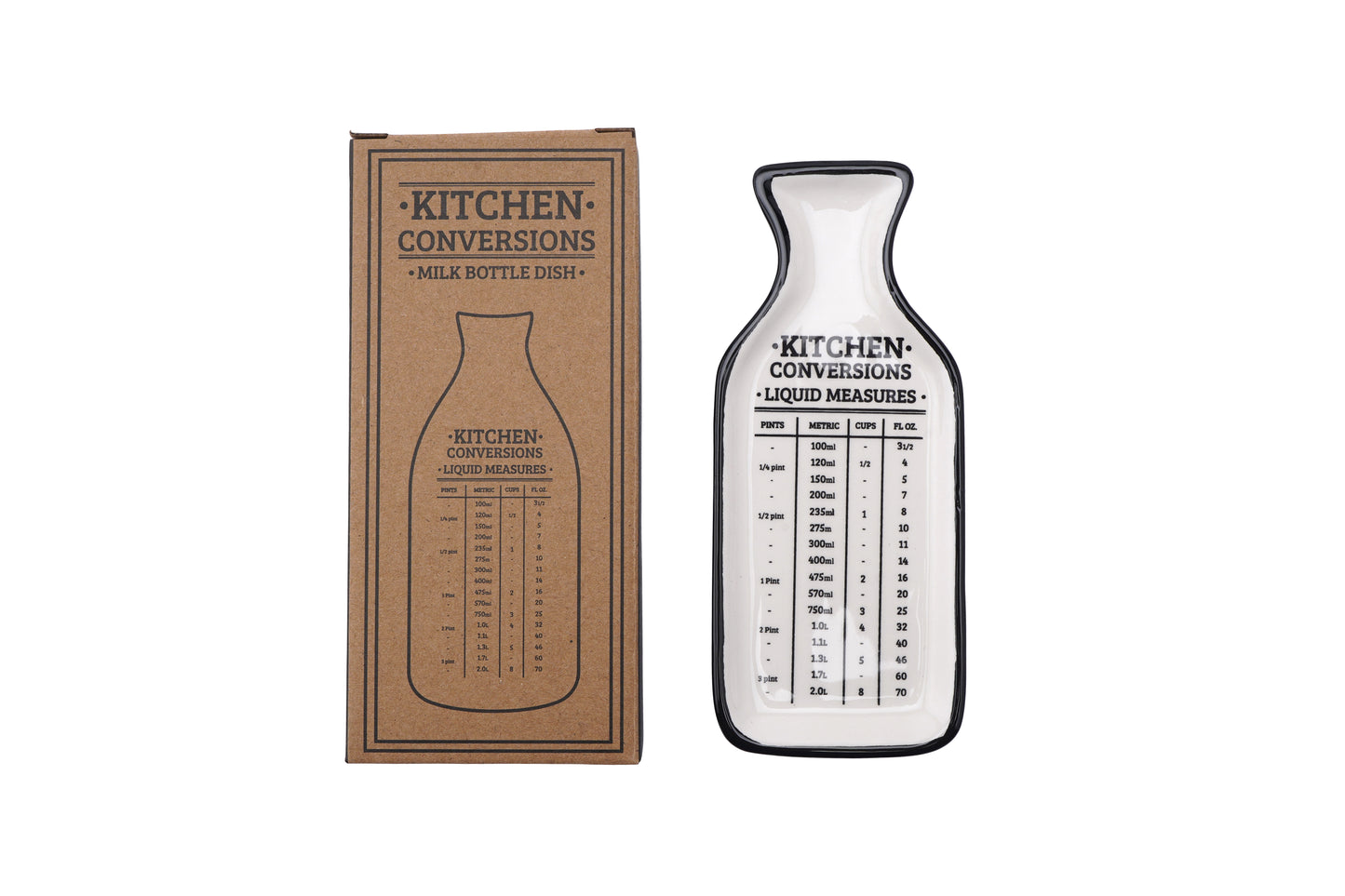 Loft Kitchen Conversions Milk Bottle Dish in Gift Box