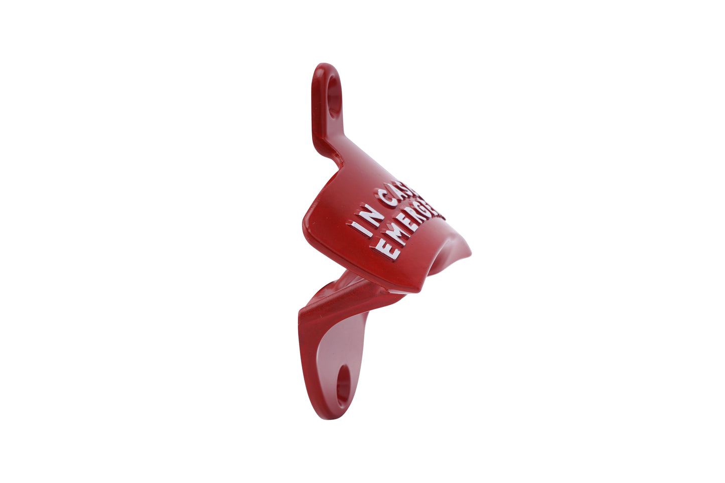 Red 'In Case of Emergency' Bottle Opener - Novelty Wall Mounted Beer Bottle Opener | Kitchen Accessory