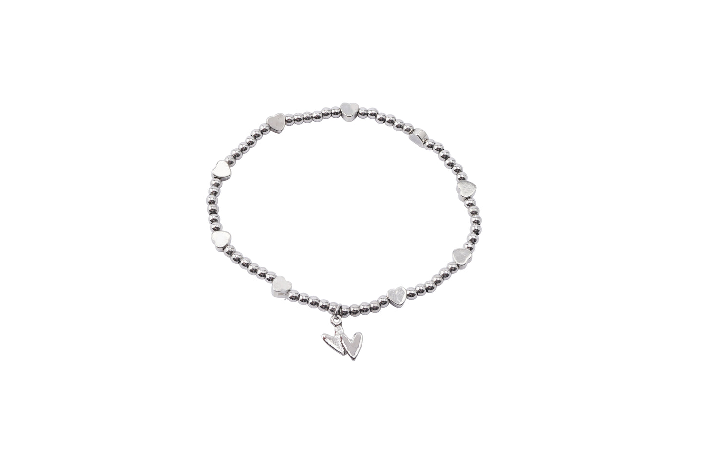 Beaded Heart Bracelet With Gift Card