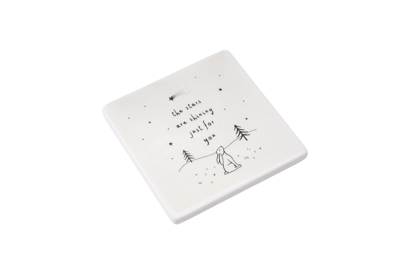 Ceramic 'The Stars Are Shining Just For You' Send with Love Coaster