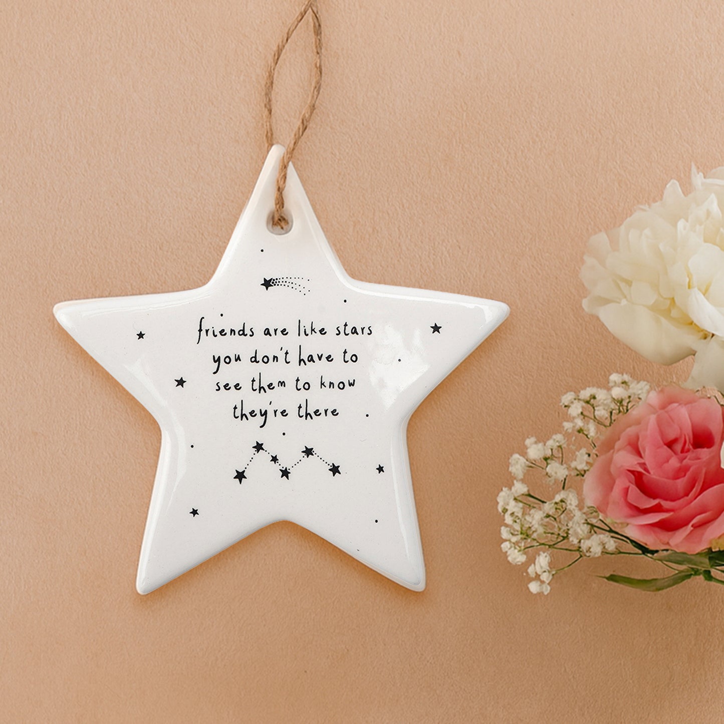 Send With Love Friends Are Like Stars Hanger | Keepsake | Home Decor | Homeware | Sentiment