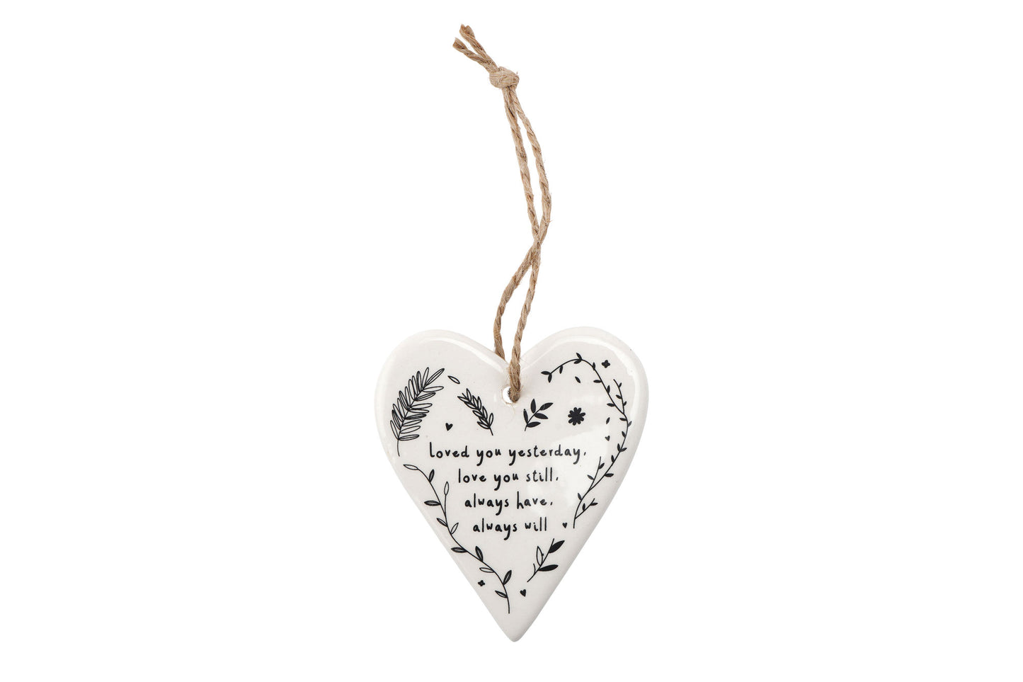 Send With Love Love You Still Ceramic Hanger