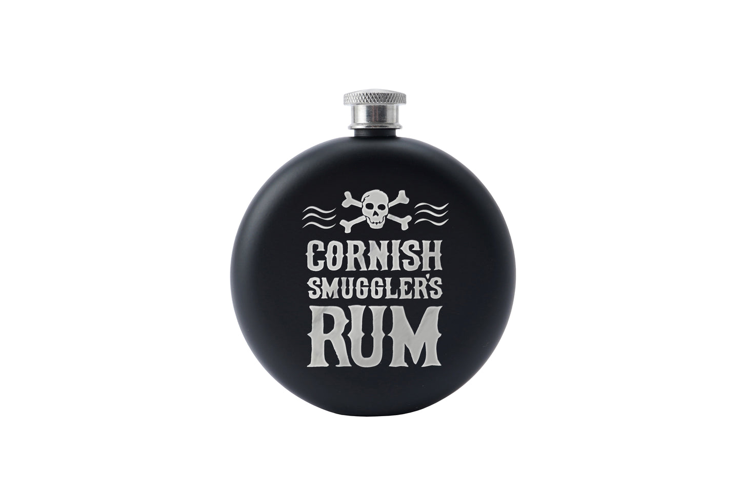Cornish Smuggler's Rum 6oz Hip Flask