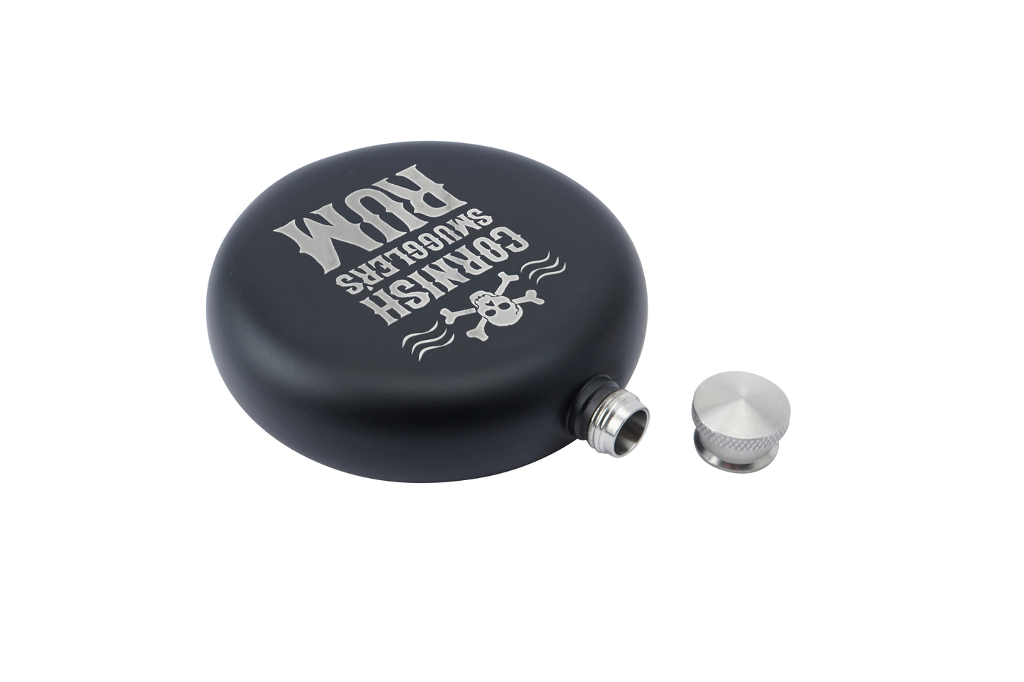 Cornish Smuggler's Rum 6oz Hip Flask