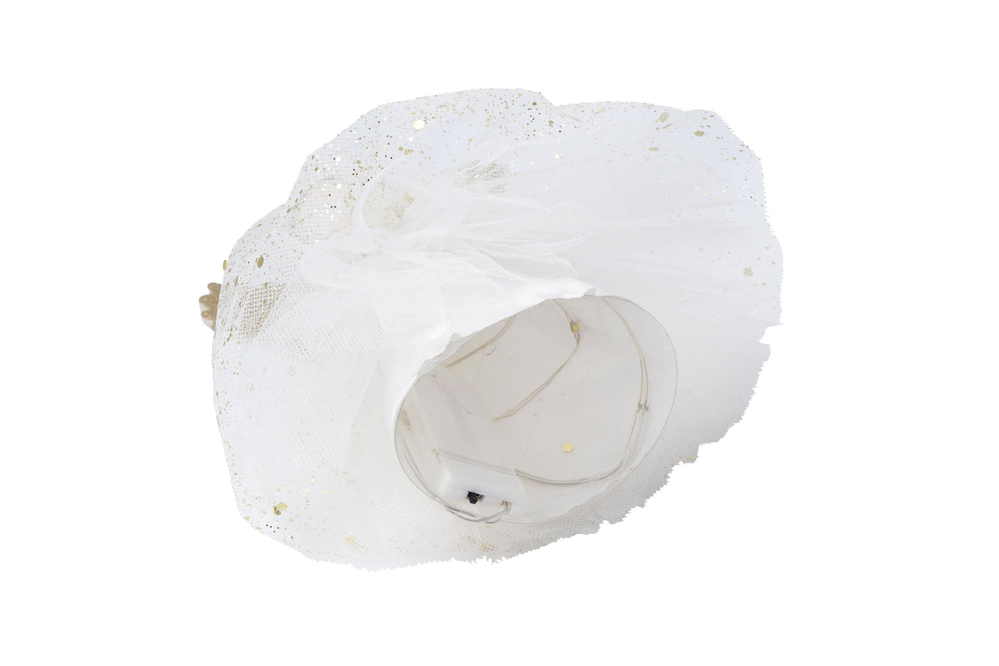 Gold Light Up Fairy Godmother Tree Topper | Battery Powered | Size: 16.5cm | Christmas | Gift For Home