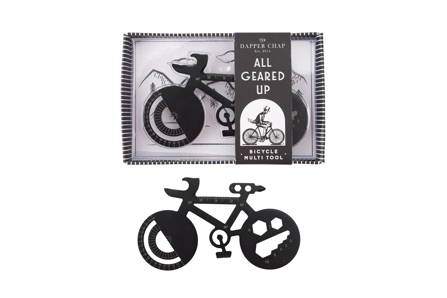 Dapper Chap Bicycle Shaped Multi Tool In Gift Box