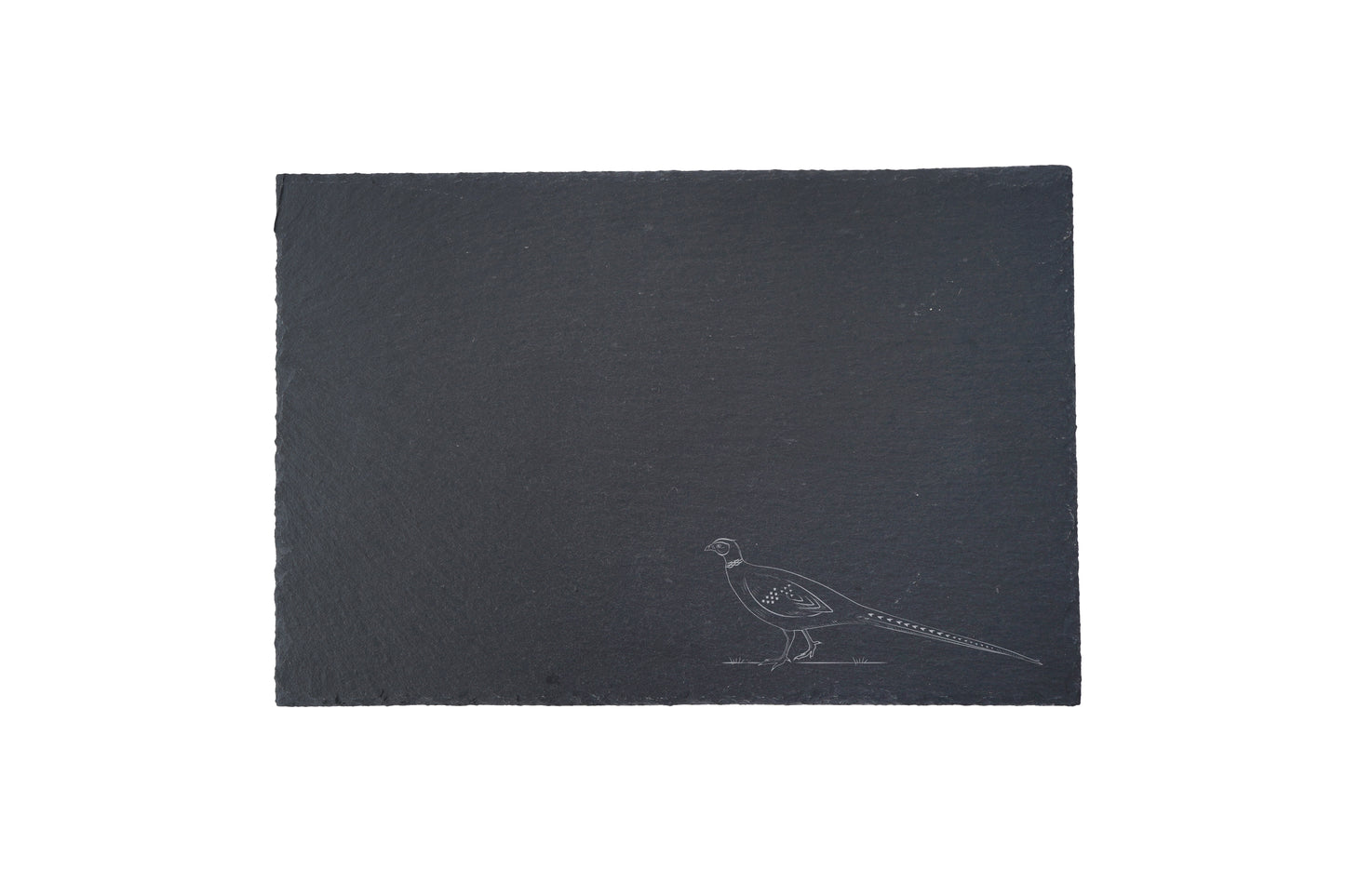 The Highlands Pheasant Design Rectangular Slate Cheeseboard Gift Boxed