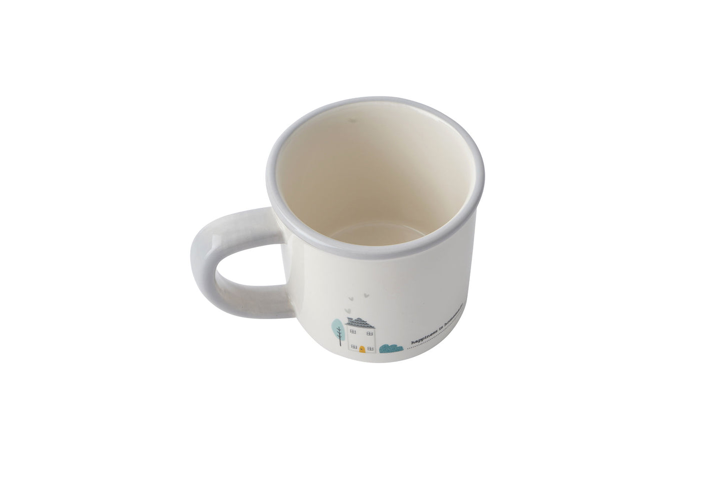 Just Smile 'Happiness Is Homemade' Stoneware Mug | In Gift Box | Artisan Coffee & Tea Cup | Ideal Gift