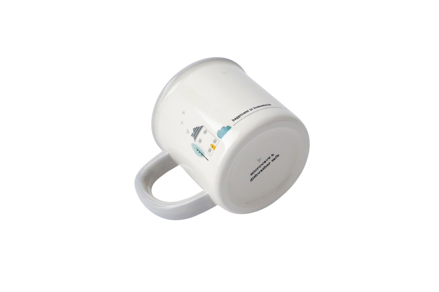 Just Smile 'Happiness Is Homemade' Stoneware Mug | In Gift Box | Artisan Coffee & Tea Cup | Ideal Gift