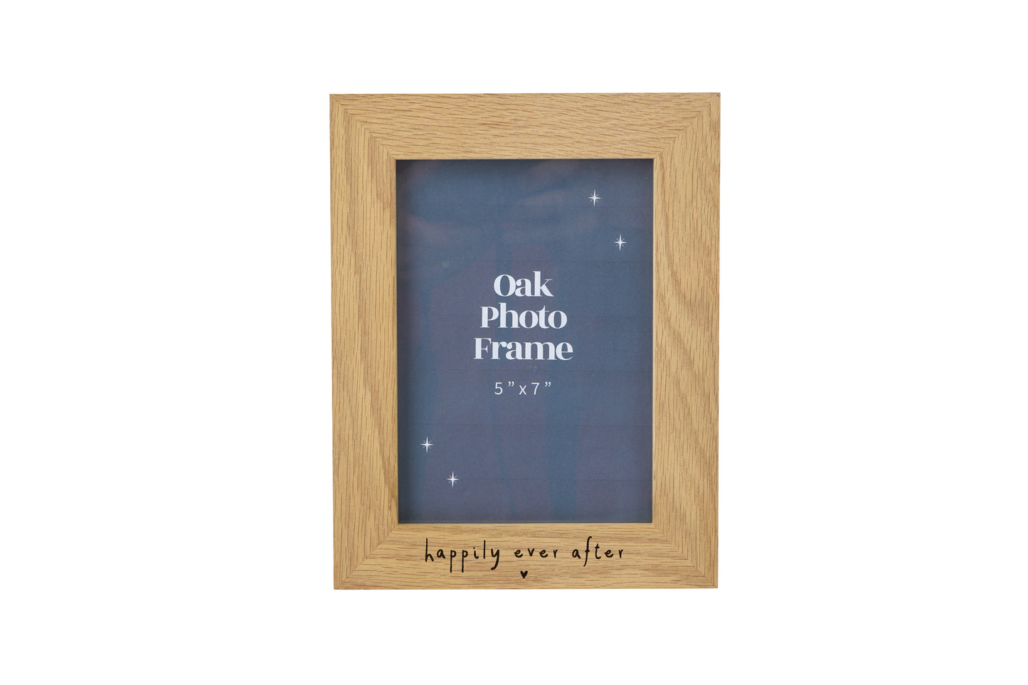 Send With Love 'Happily Ever After' 5x7 Oak Photo Frame