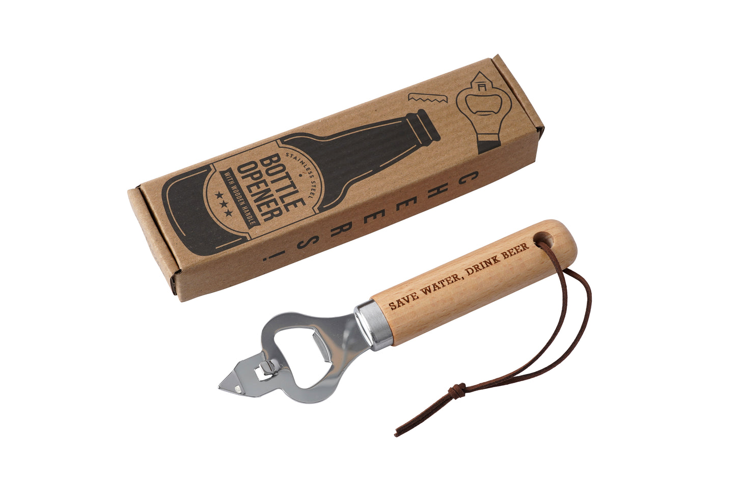 Bottle Opener - 'Save Water, Drink Beer' In Gift Box