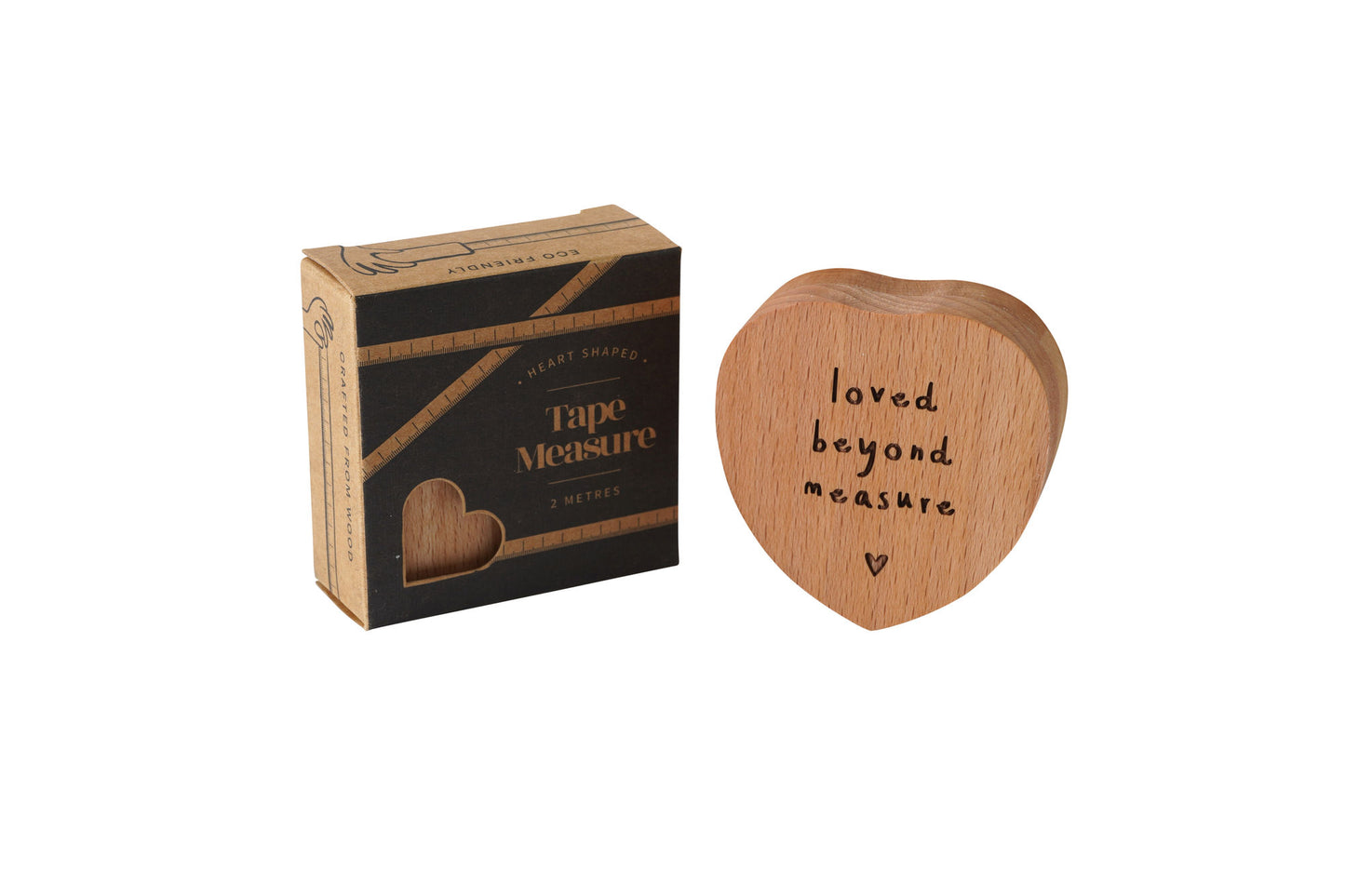 Send With Love 'Loved Beyond Measure' Heart Tape Measure
