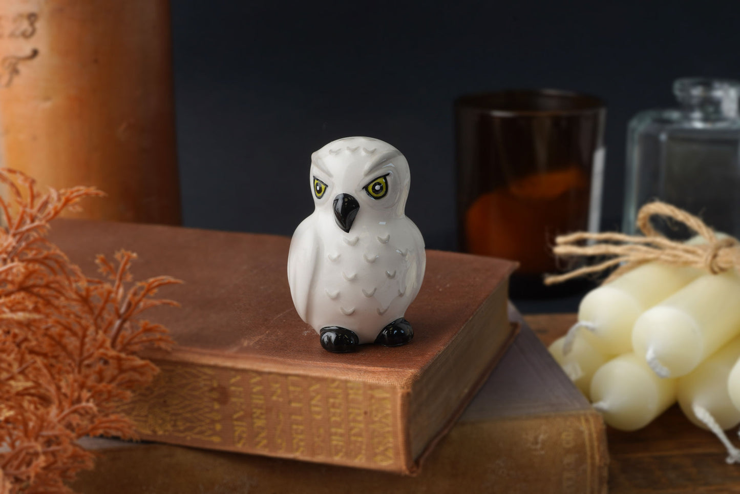 Enchanted Emporium Ceramic Owl Charm