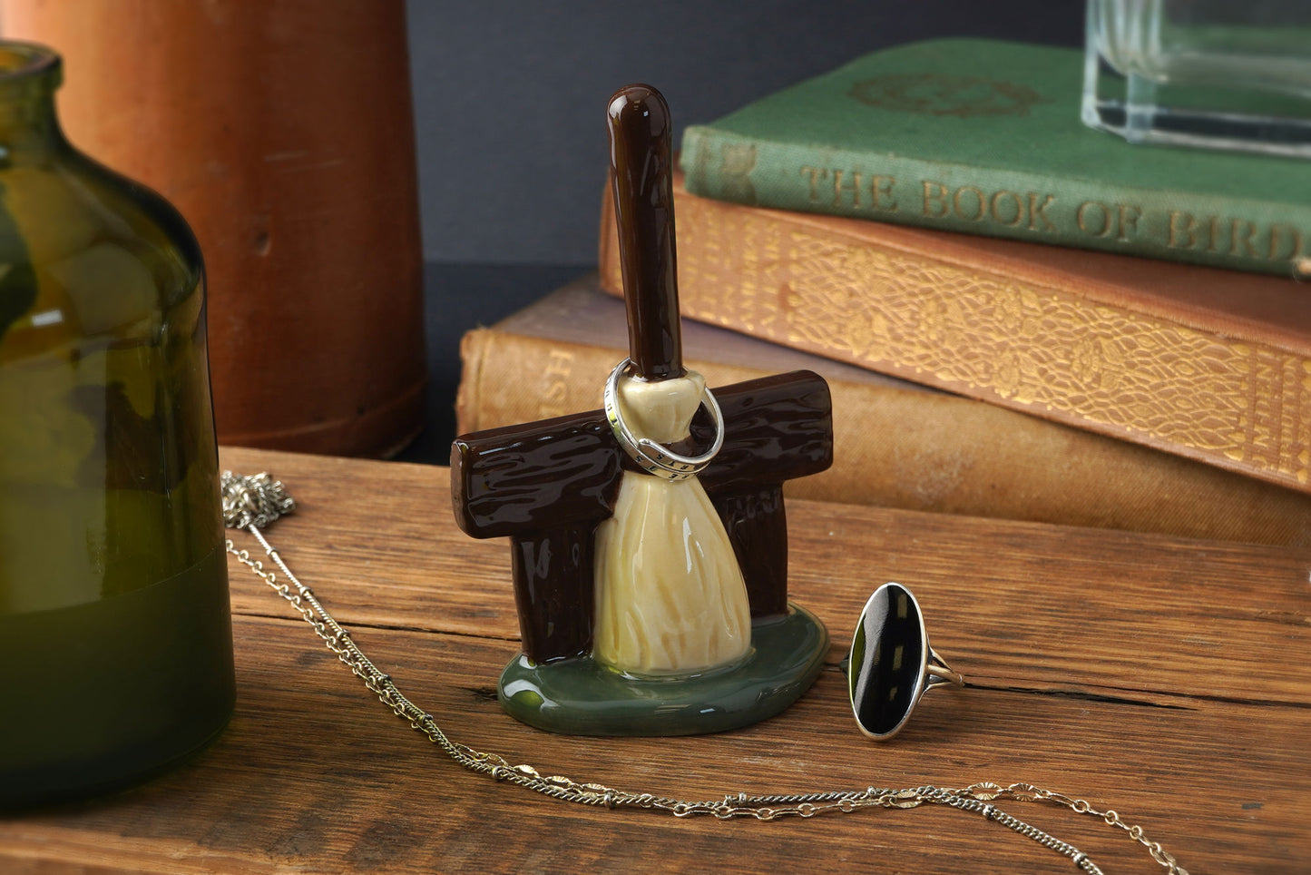 Enchanted Emporium Broomstick Ring Holder Dish