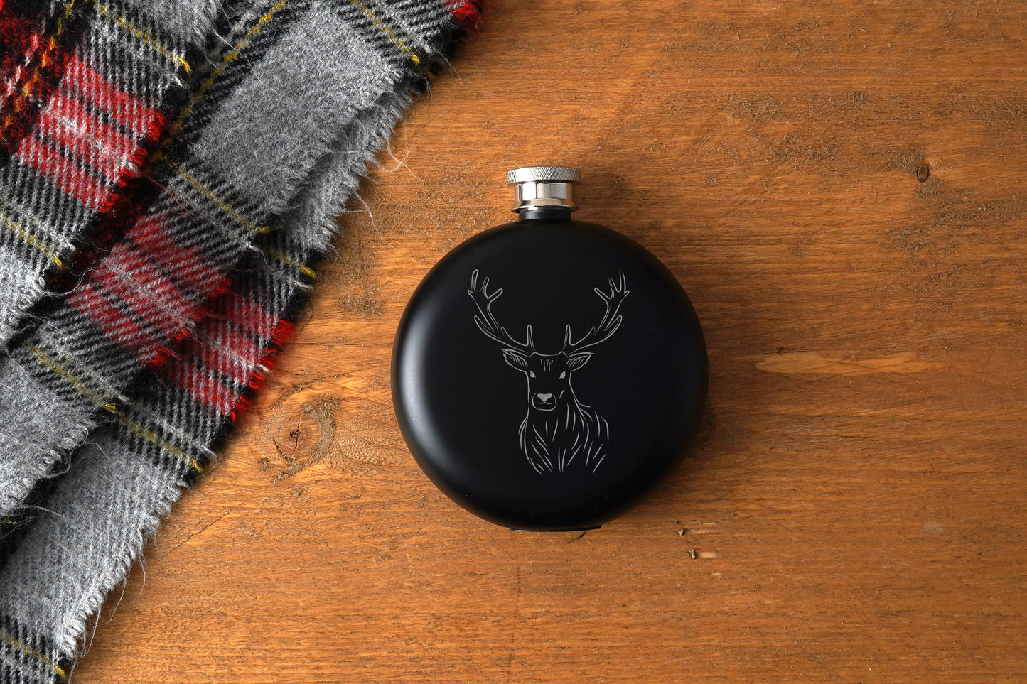 The Highlands Stag Hip Flask