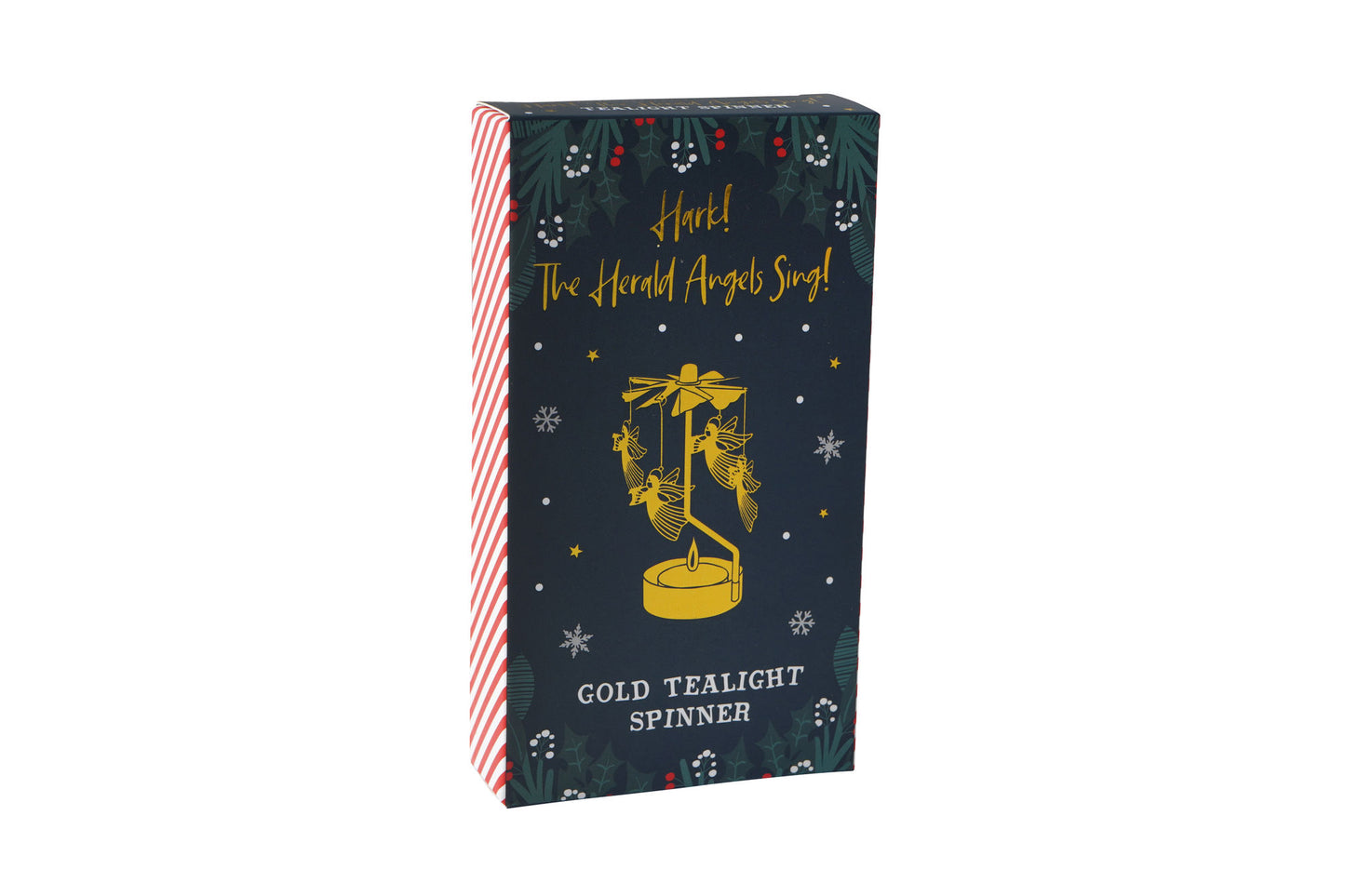 Gold Christmas Angel Tealight Spinner