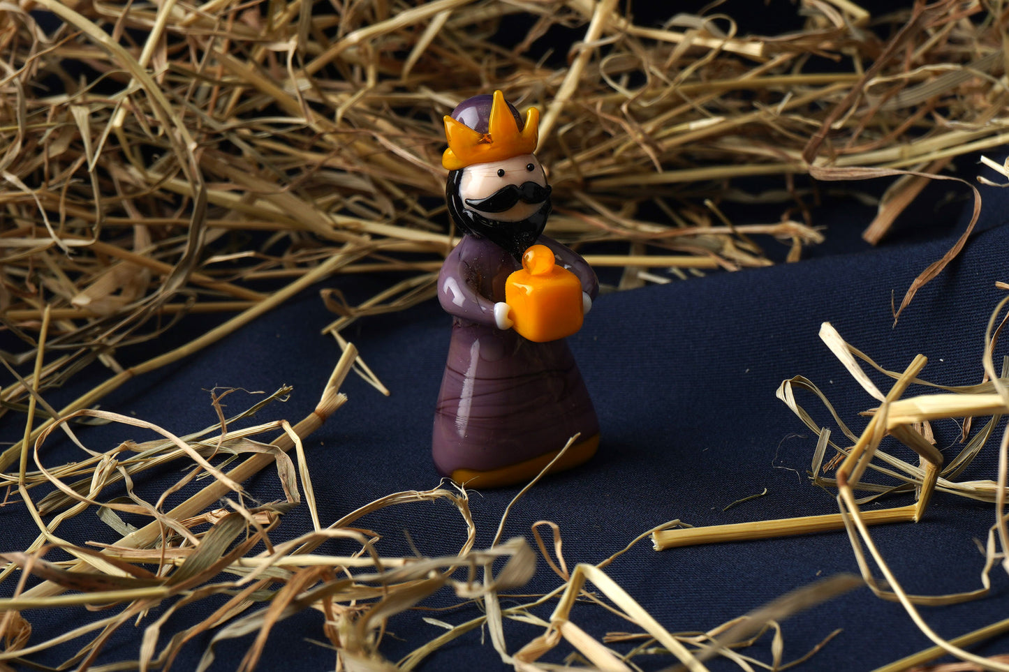 Glass Wise Man • Gift Box • Decoration • Ornament • Collectable • Gift For Home • Christmas Decoration