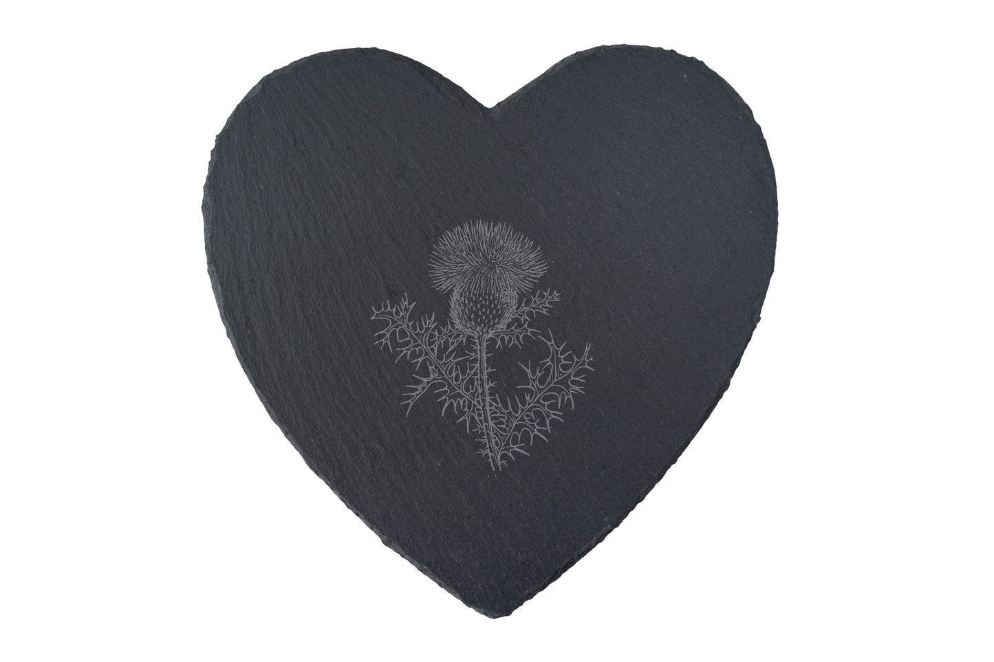 The Highlands Thistle Heart Slate Cheeseboard