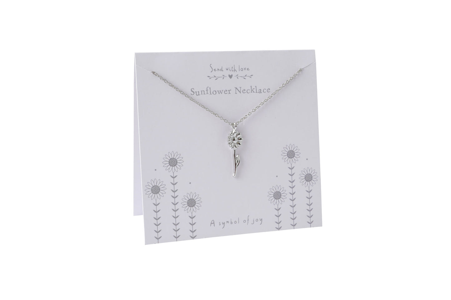 Send With Love Sunflower Necklace