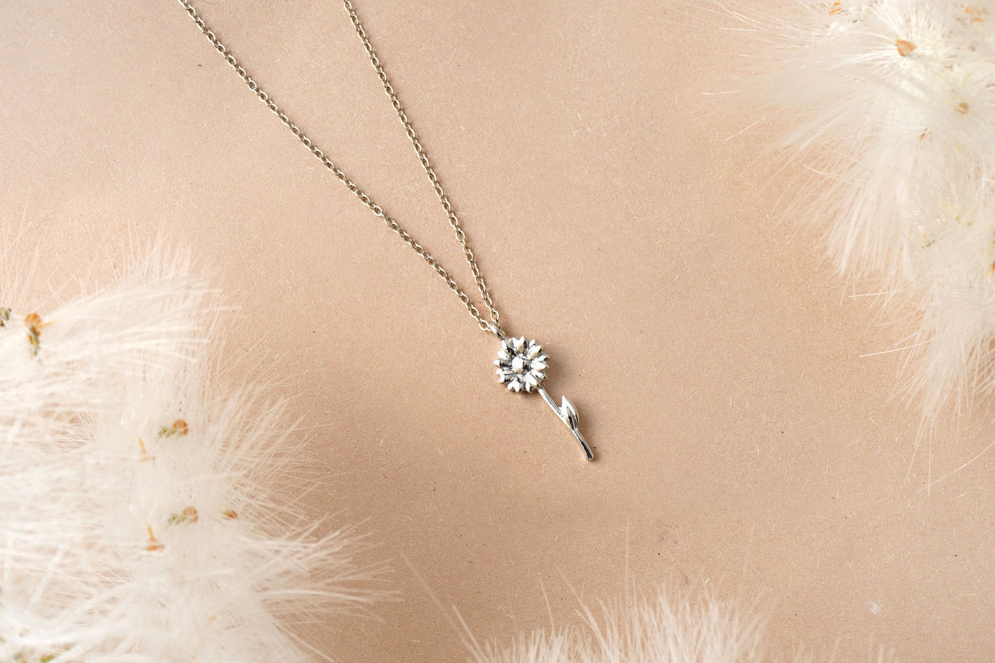 Send With Love Sunflower Necklace