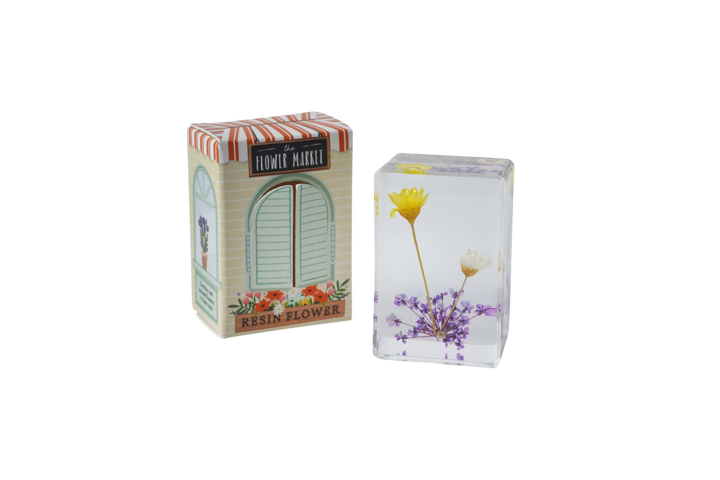The Flower Market Yellow And White Flower In Resin | Home Decor | Ornament
