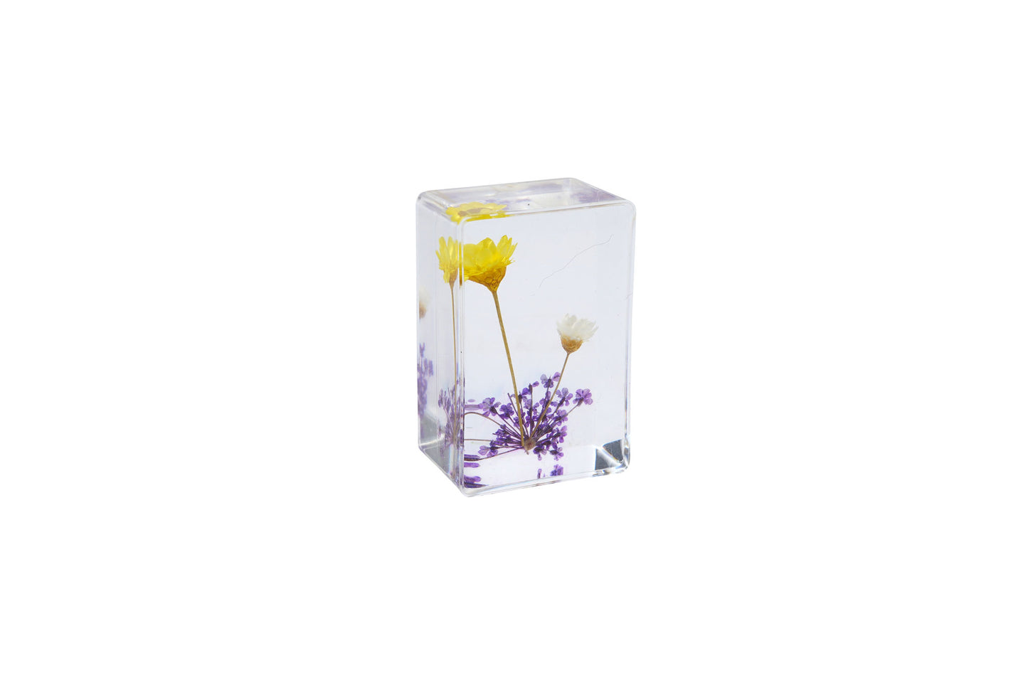 The Flower Market Yellow And White Flower In Resin | Home Decor | Ornament