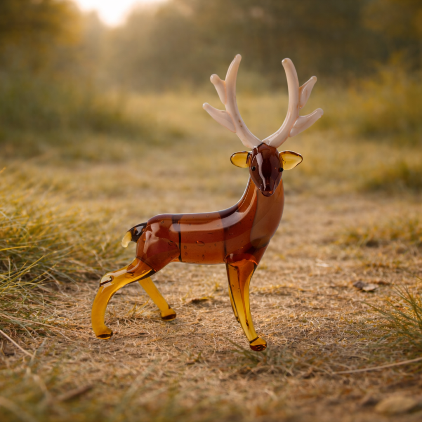 Glass Stag Ornament In Gift Box β’ Decoration β’ Ornament β’ Collectable β’ Home Decor