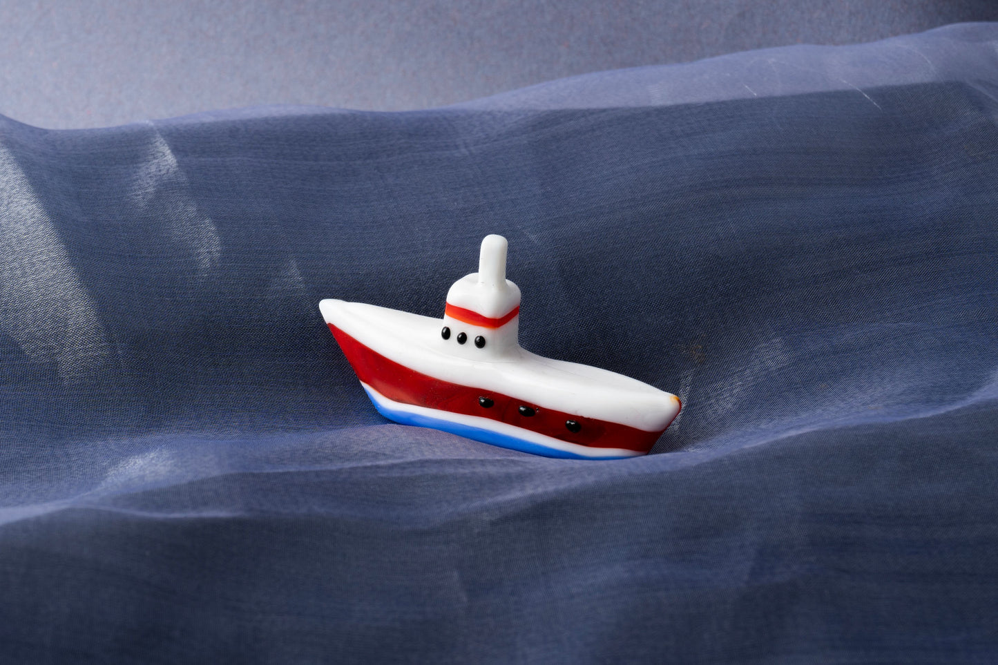 Artisan Glass Trawler Ship