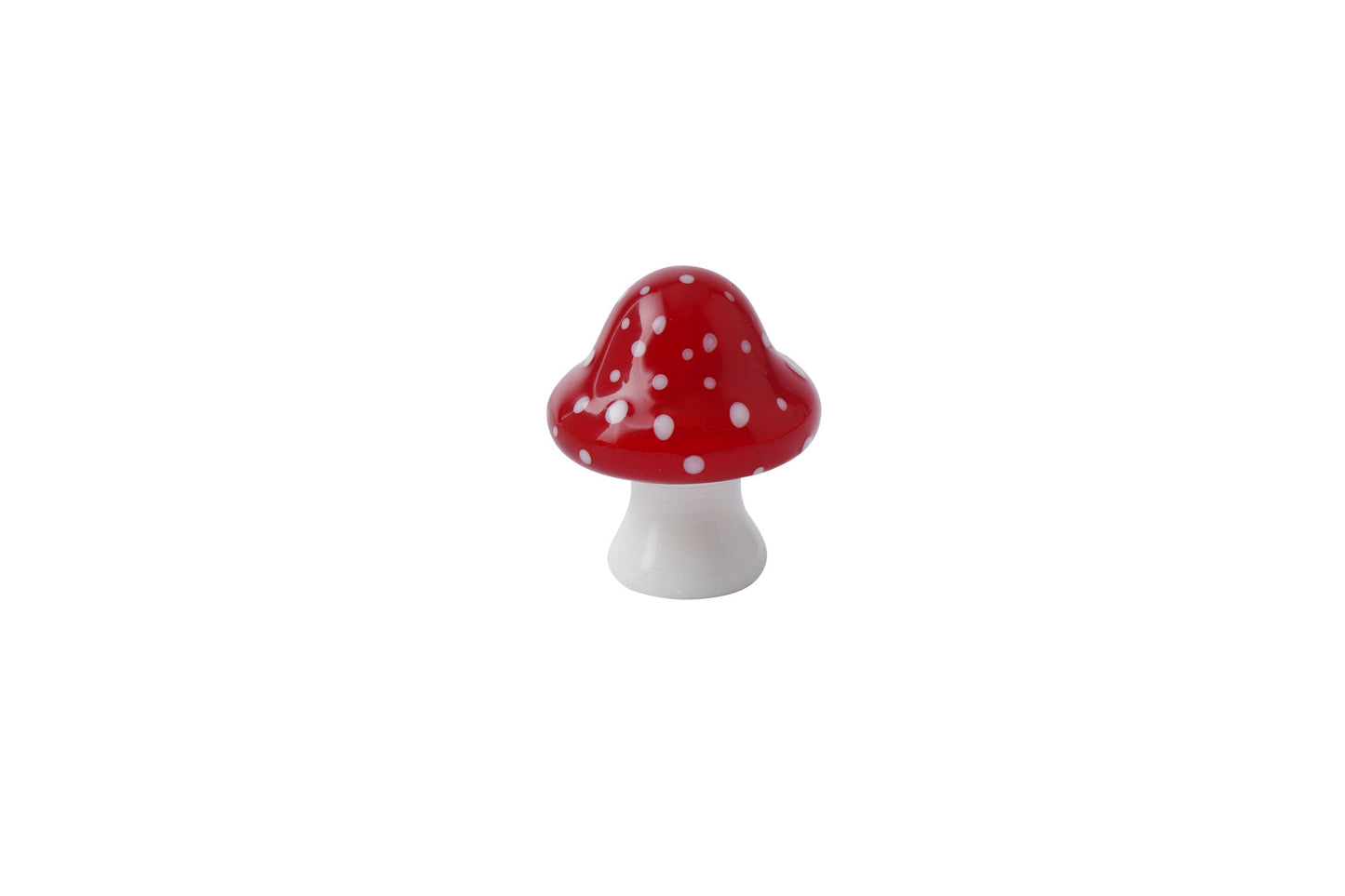Glass Red & White Toadstool Ornament β’ Gift Box β’ Decoration β’ Collectable β’ Gift For Home