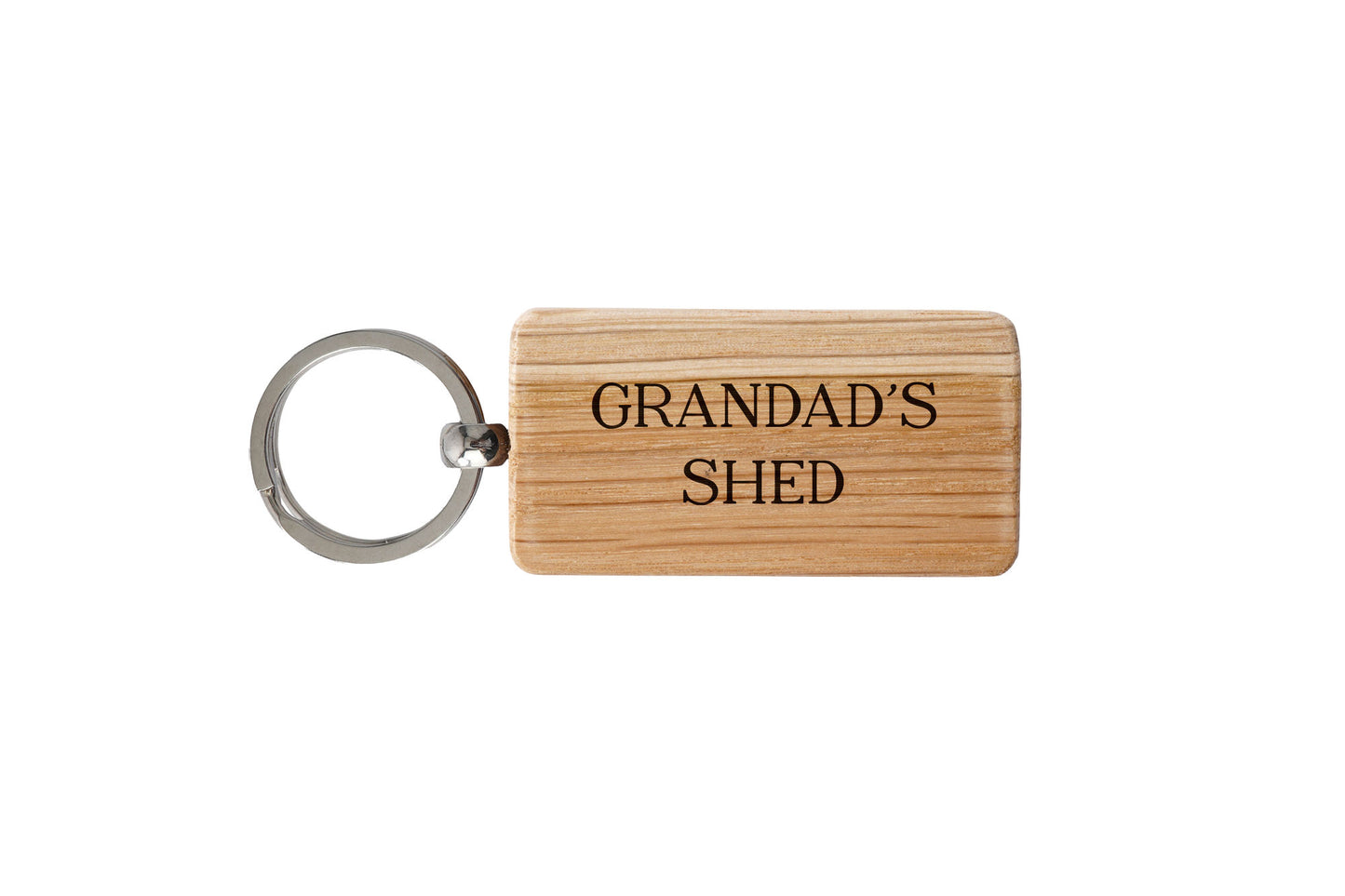 Bramble Farm 'Grandad's Shed' Oak Keyring