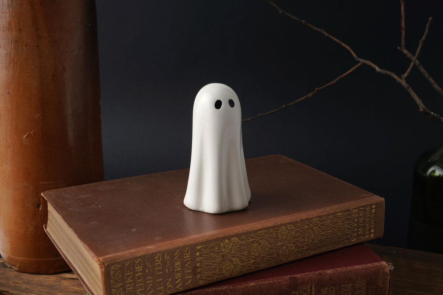 Enchanted Emporium Ceramic Ghost Charm in Gift Box