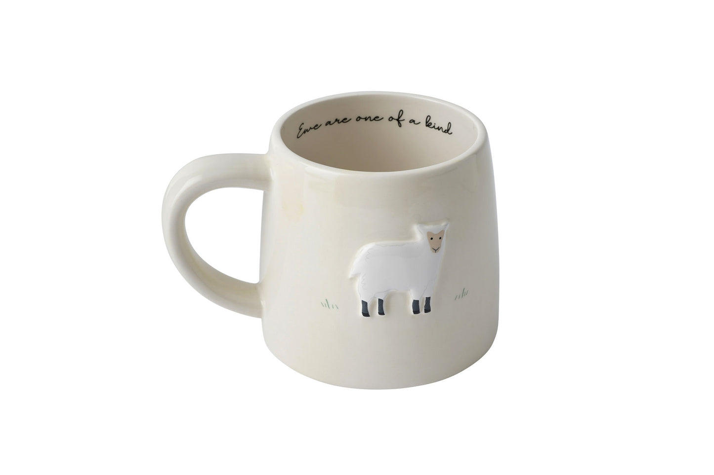 Bramble Farm Sheep Design Stoneware Mug | Gift Boxed | Artisan Coffee & Tea Cup | Rustic Farmhouse Design | Ideal Gift