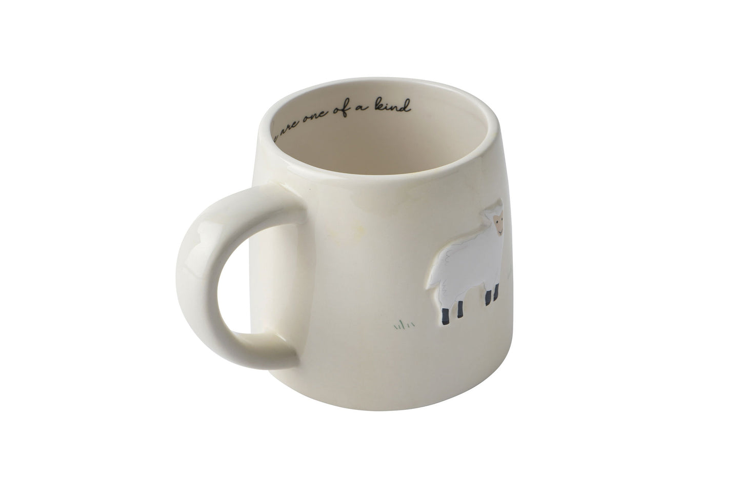 Bramble Farm Sheep Design Stoneware Mug | Gift Boxed | Artisan Coffee & Tea Cup | Rustic Farmhouse Design | Ideal Gift