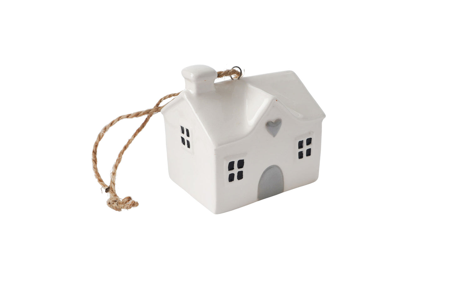 House Hanging Decoration | White Ceramic | Homeware | Home Decor