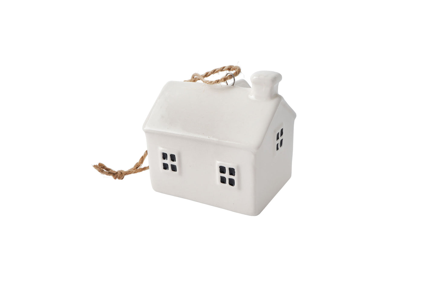 House Hanging Decoration | White Ceramic | Homeware | Home Decor