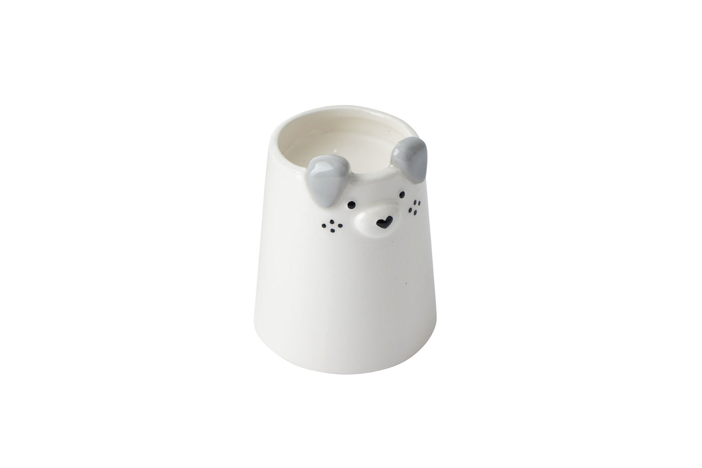 Send With Love Ceramic Dog Tealight Candle In Gift Box | Candlle | Gift For Her and Home