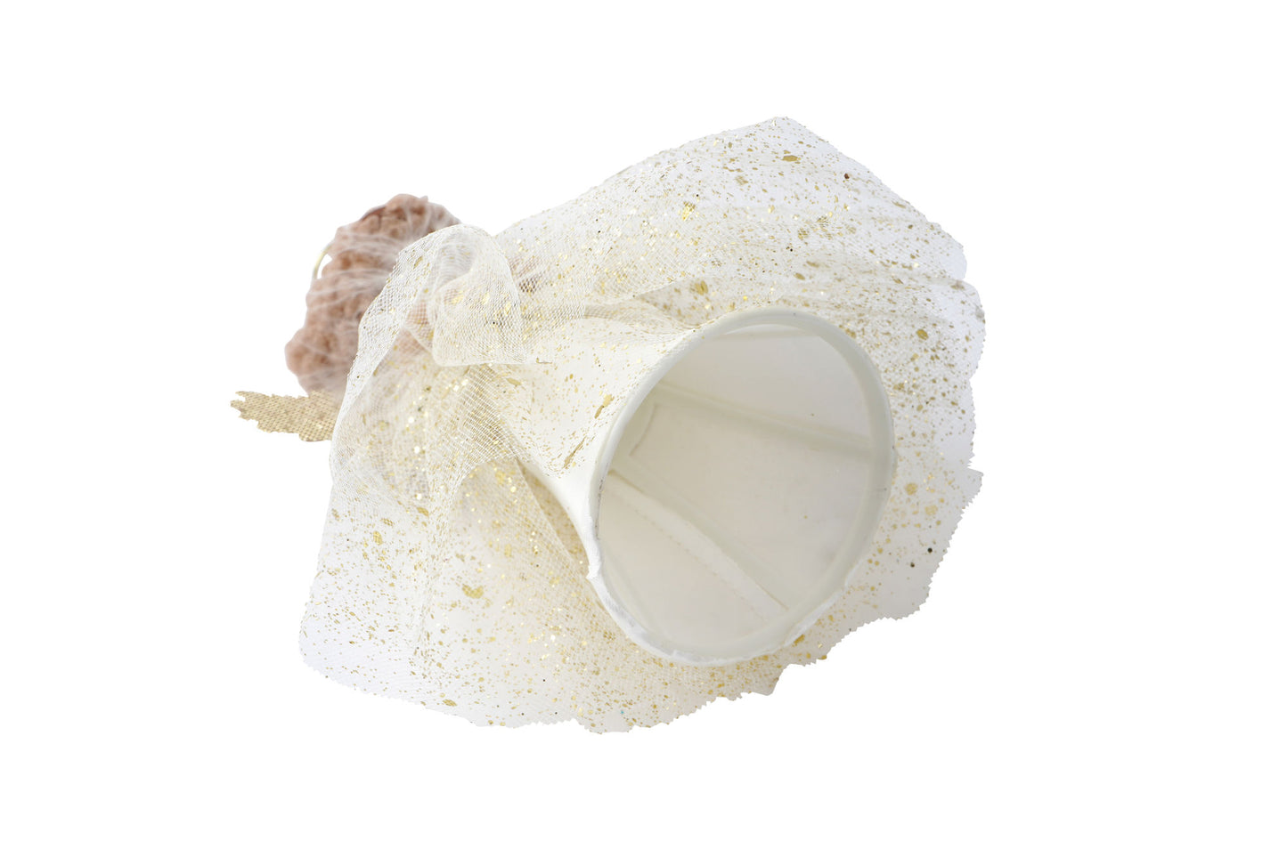 Gold Teddy Bear Tree Topper Little Bear Co. | Festive Decor | Christmas Decoration | Seasonal Tree Topper | Ornament