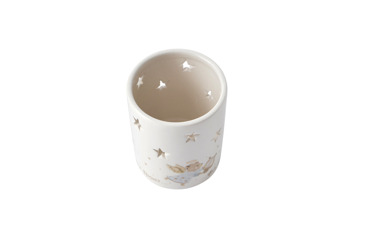 Little Bear Co. 'All Is..' Ceramic Tealight Holder
