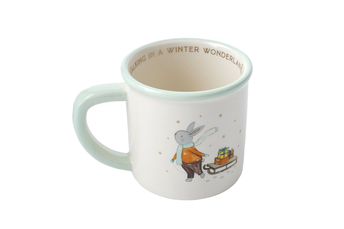 Little Bear Co. 'Winter Wonderland' Stoneware Mug | Includes Giftbox | Christmas Mug | Christmas Holiday Tableware