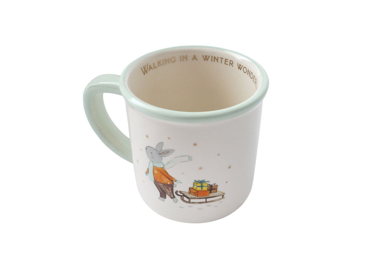 Little Bear Co. 'Winter Wonderland' Stoneware Mug | Includes Giftbox | Christmas Mug | Christmas Holiday Tableware