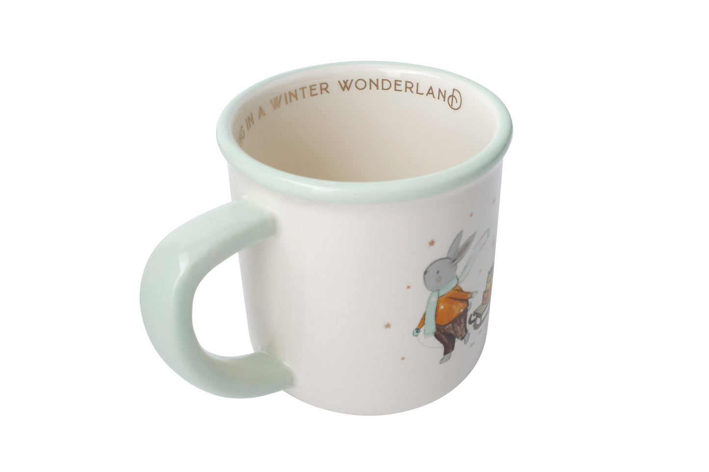 Little Bear Co. 'Winter Wonderland' Stoneware Mug | Includes Giftbox | Christmas Mug | Christmas Holiday Tableware