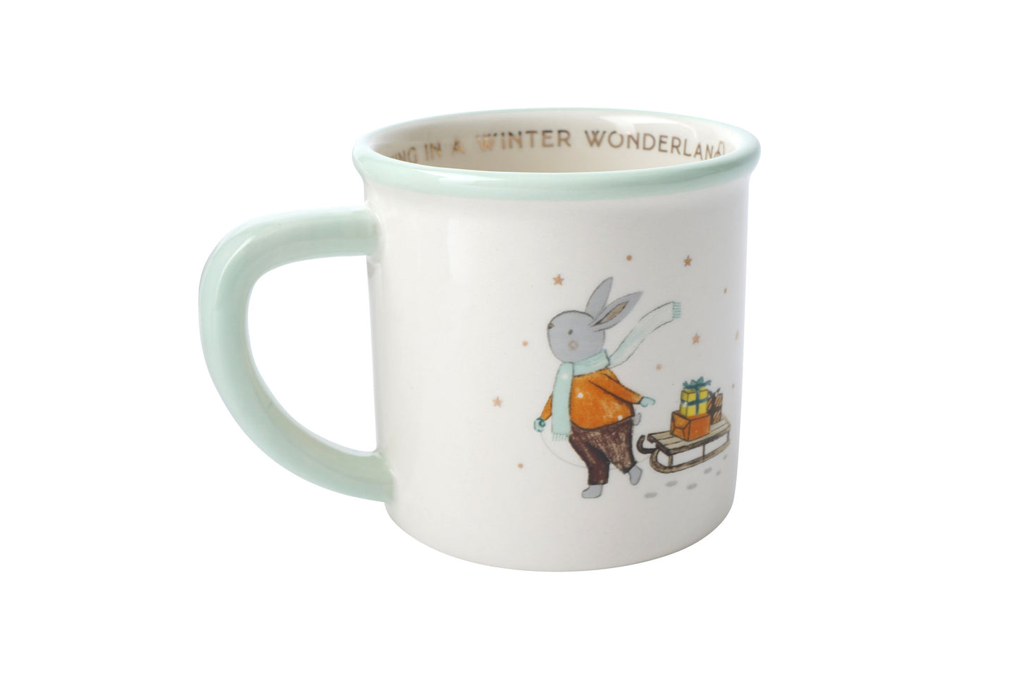 Little Bear Co. 'Winter Wonderland' Stoneware Mug | Includes Giftbox | Christmas Mug | Christmas Holiday Tableware